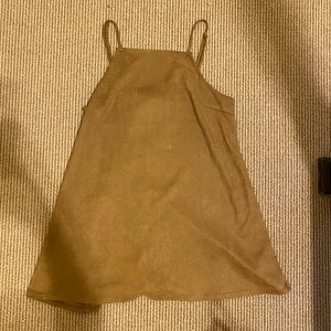 Suede Mini Dress